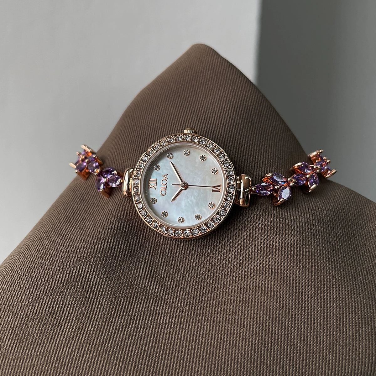 Adeleine Refined Oval Watch - Lavender [SYUD2Y2U]