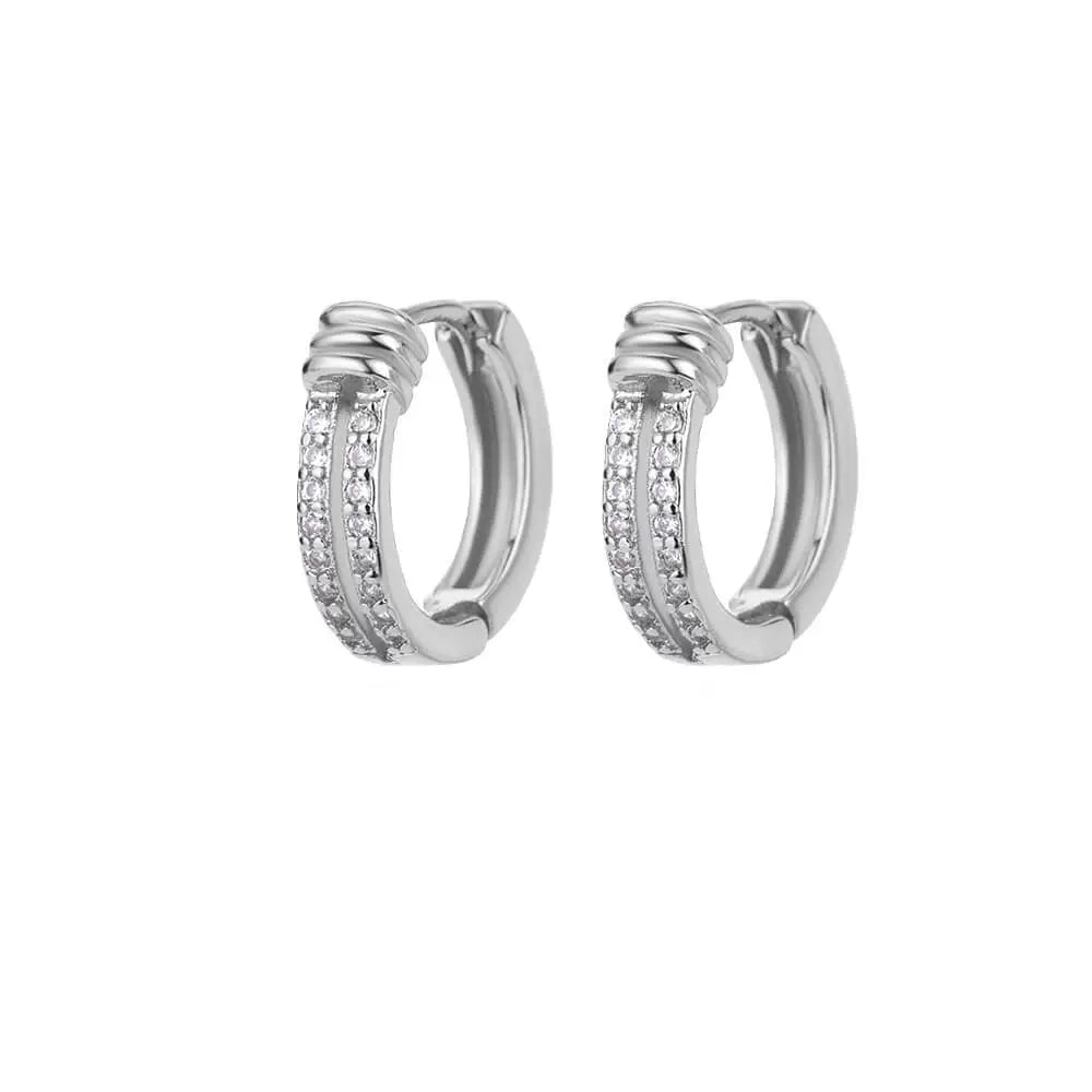Phoebe Gold Chunky Hoop Earrings - E3124P-14