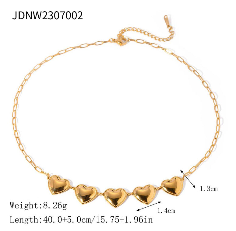 Dania Layered Sun Necklace - JDNW2307002 [CFKY65MW]