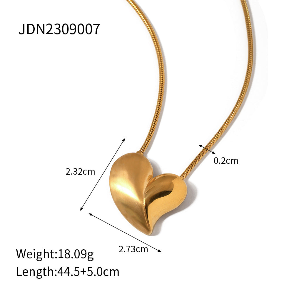Mahi Heart Pendant Set - JDN2309007 [HZ82DRTW]