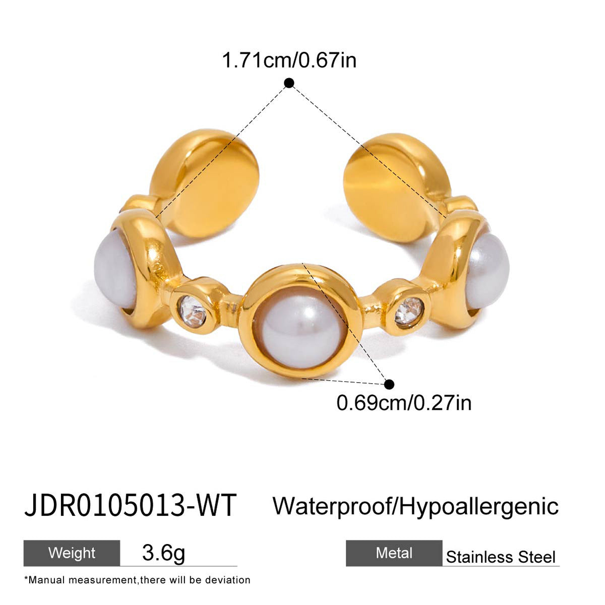 Quinley Crystal Ring Set - Heart Ring - Clear [2DHYWNZV]