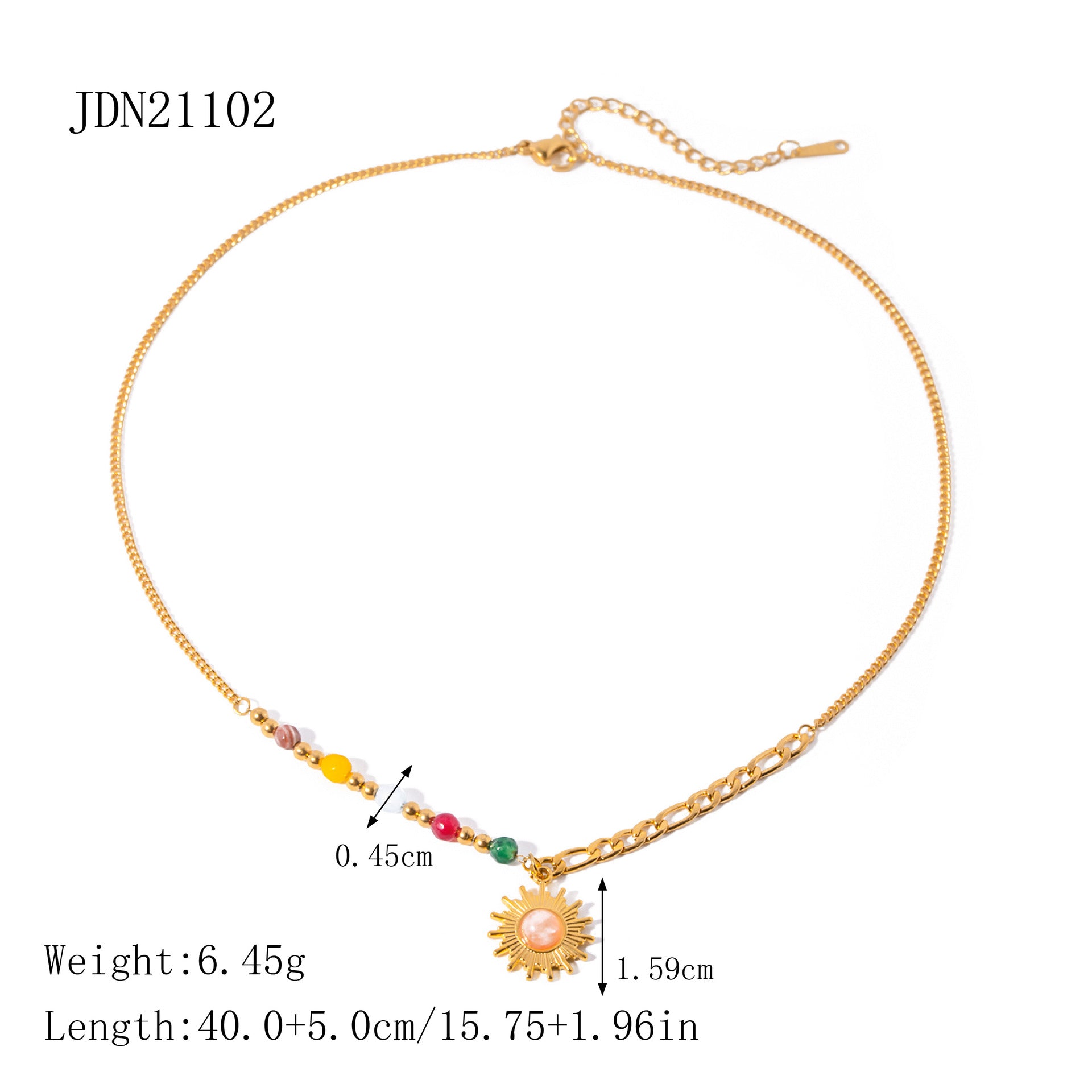 Annagrace Celestial Layered Necklace - JDN21102 [PKZ4EXEI]