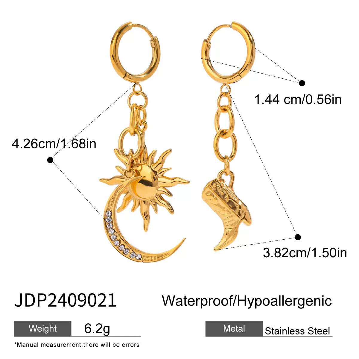 Macee Coastal Charm Earrings - JDP2409021 [QCPK1XUR]