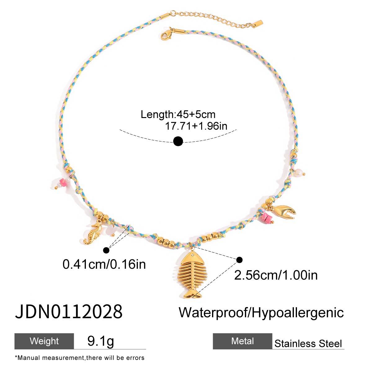 Susannah Layered Wave Necklace - JDN0112028 [KPHV94TY]