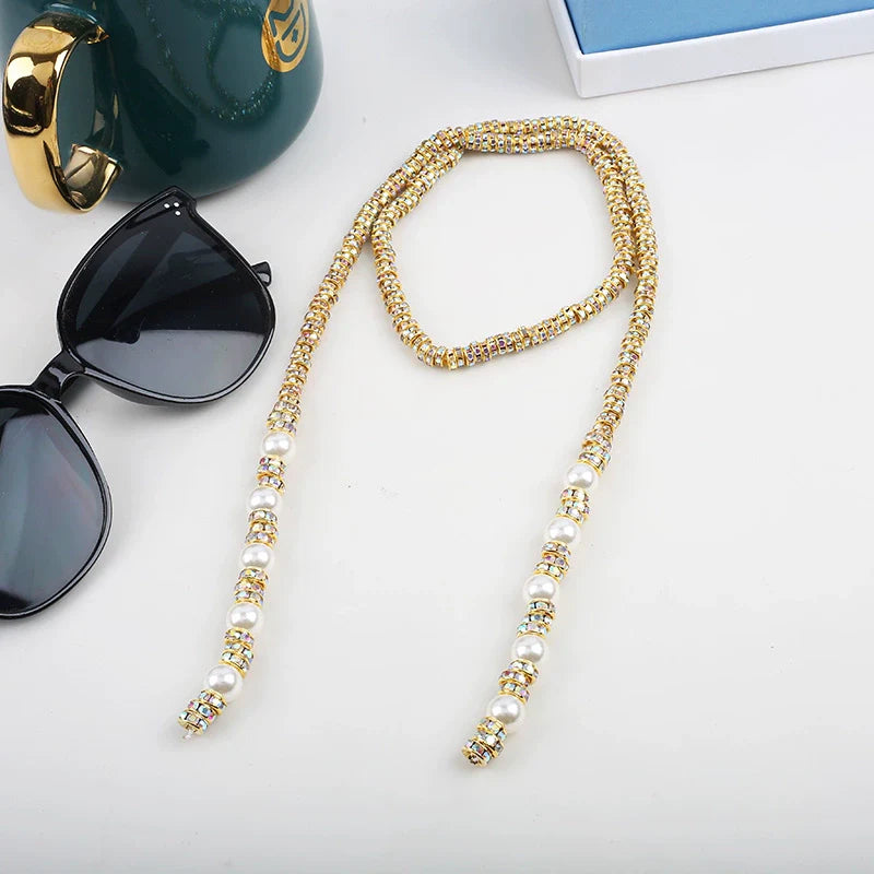 Melany Iridescent Pearl Necklace - Gold
