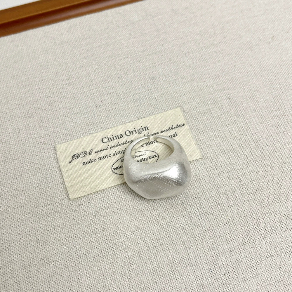 Mahogany Asymmetric Open Ring - Open Wide Ring [FW1CFWTM]