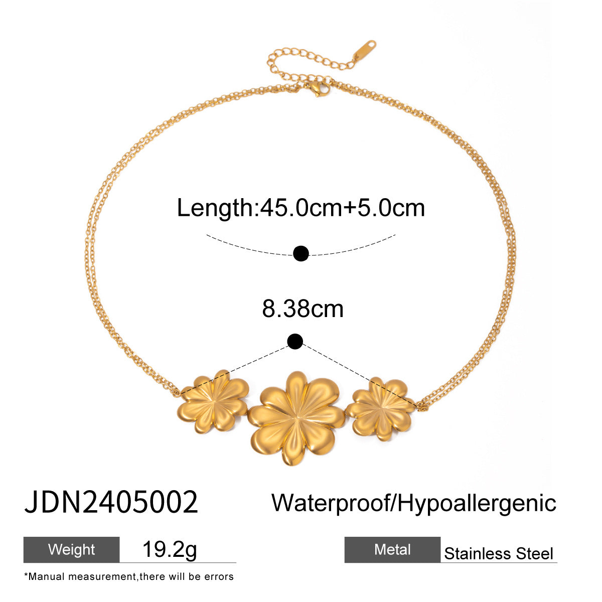 Kailee Zircon Heart Bracelet Set - JDN2405002 [6S2O3W2I]