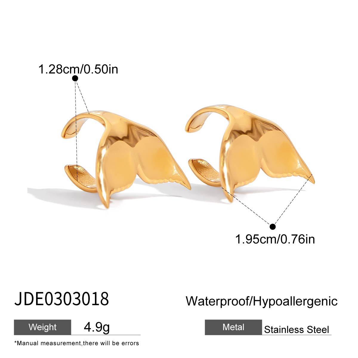Kyler Fishtail Ear Clip - JDE0303018 [SG3TNV2L]
