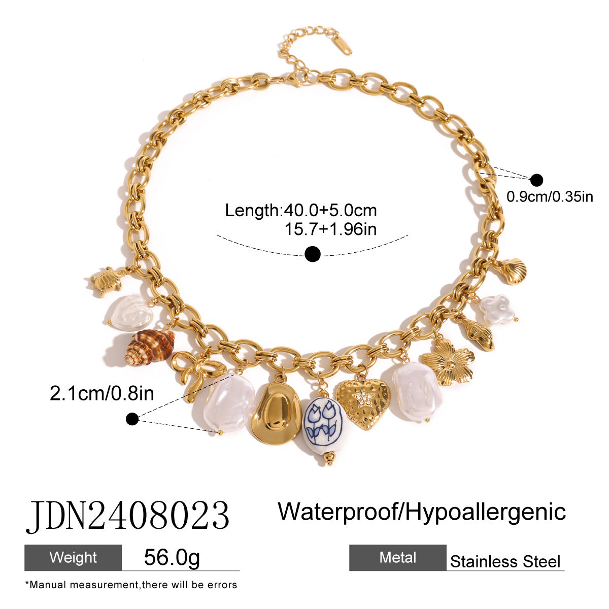 Kynzlee Shell Pendant Necklace - JDN2408023 [F3WYMAC3]