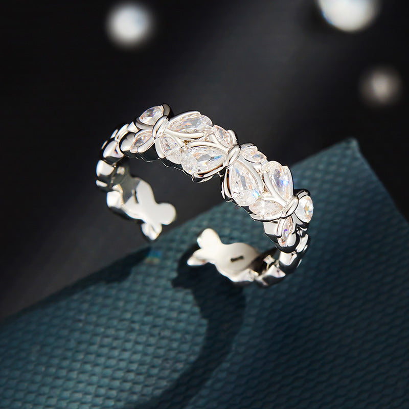 Astoria Micro-Pavé Butterfly Ring - R17066K000 [LDGRKCOU]