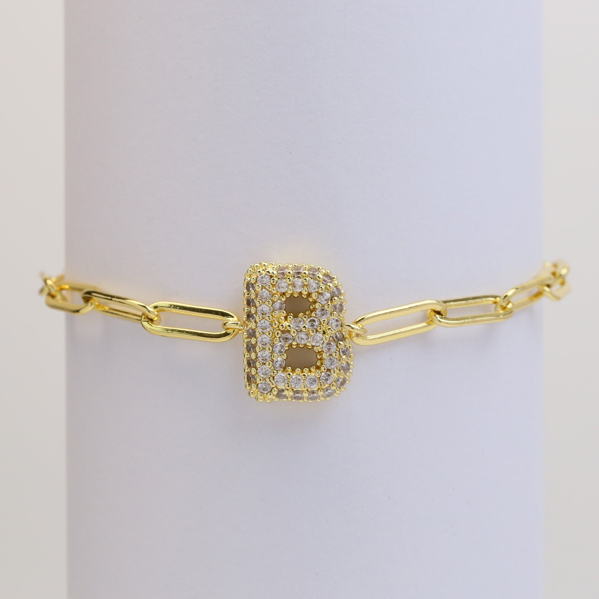 Willow Bubble Initial Bracelet - B [6VKJEKP0]