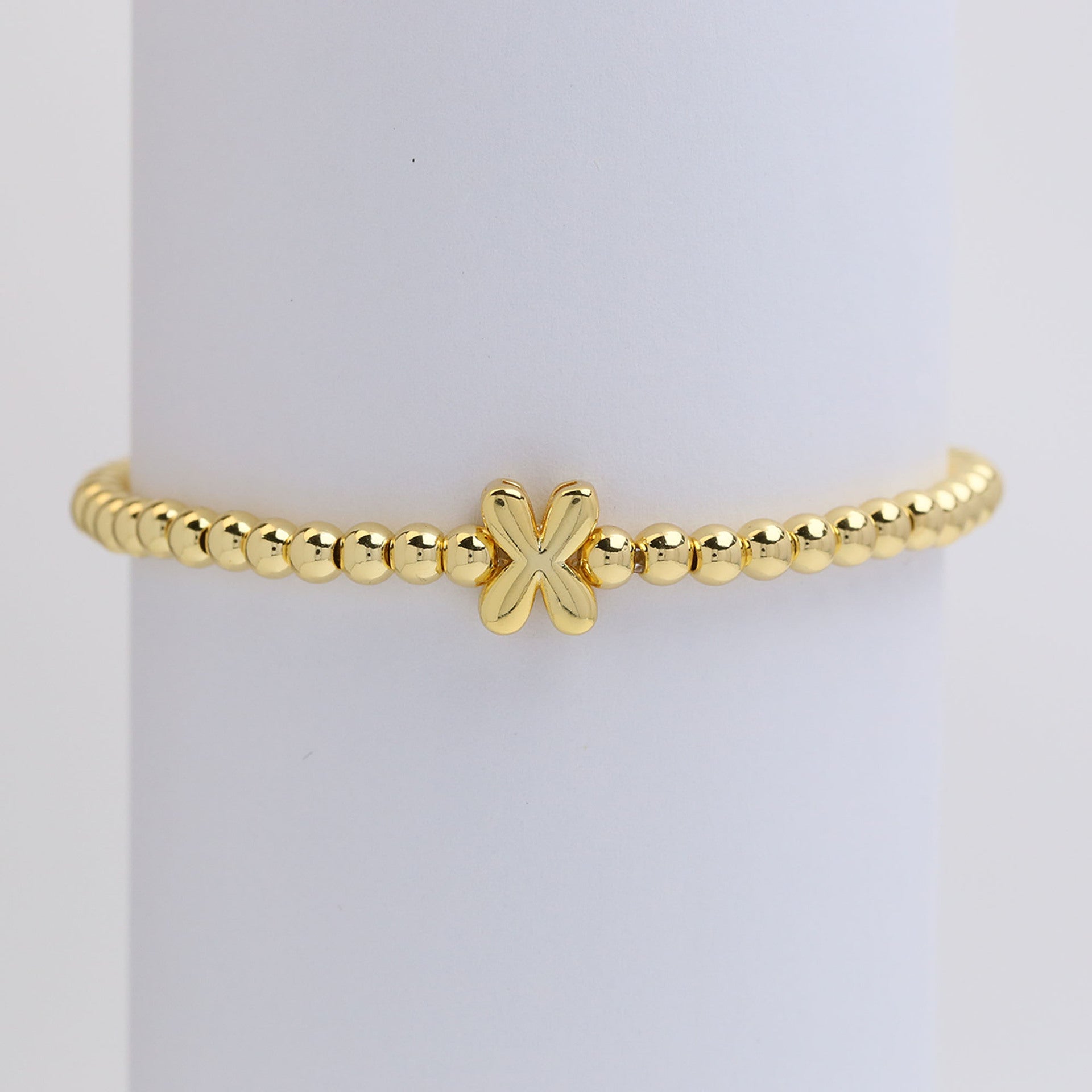 Jorie Polished Letter Bracelet - X [1NW60ISG]