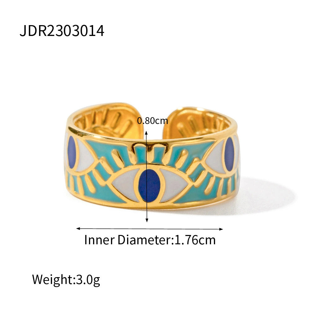 Annette Organic Stone Rings - Style JDR2303014 [M223IUMT]
