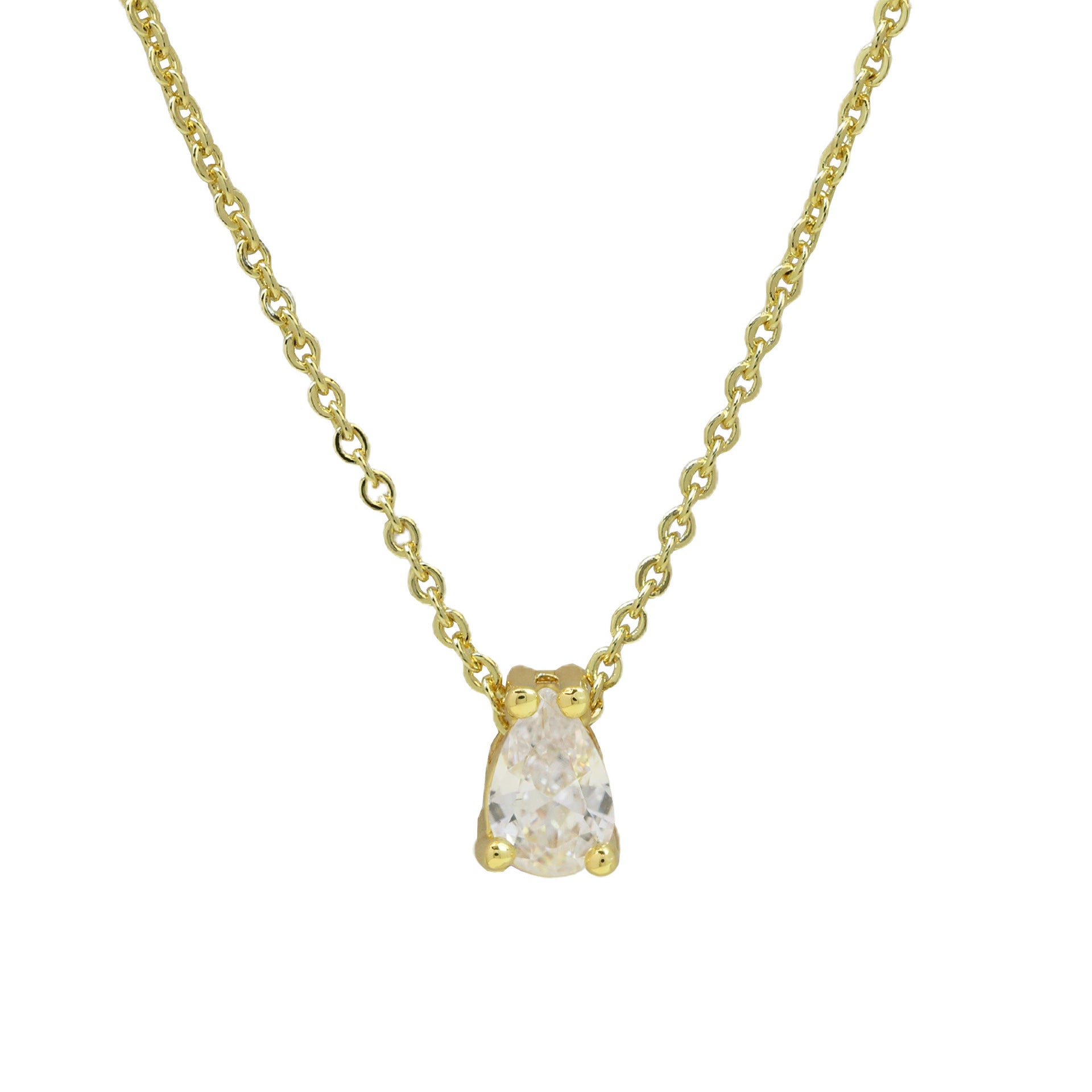 Skylan Birthstone Pendant Necklace - Necklace April Birthstone [ZHNE368W]