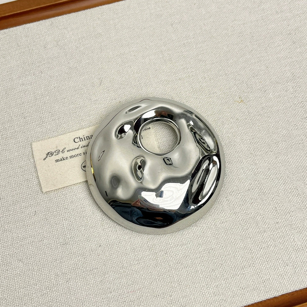 Delaney Wave Brooch - Silver Wave Brooch [8X2BZURK]