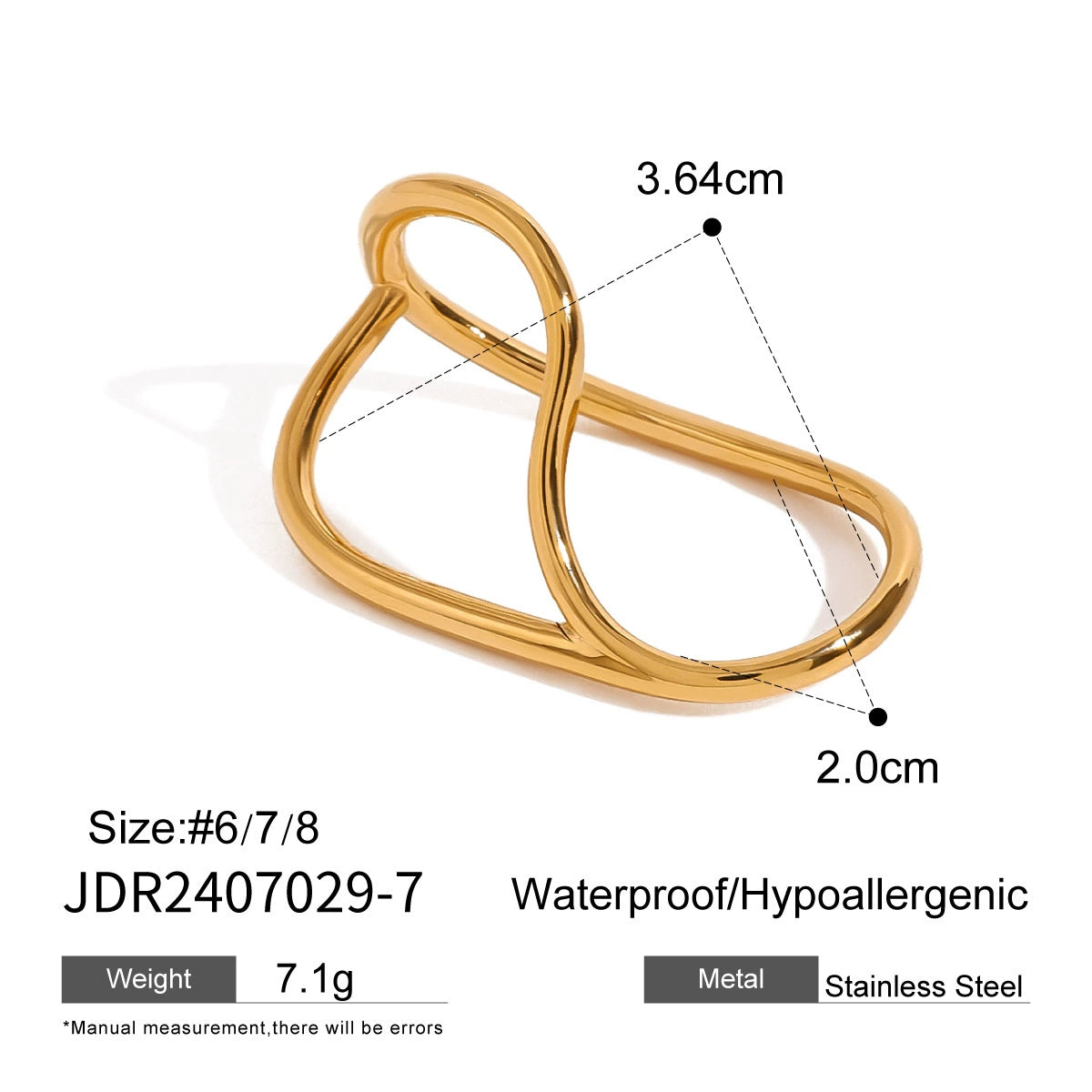 Kennady Modern Dual Ring - Style E [H5BCE7UL]