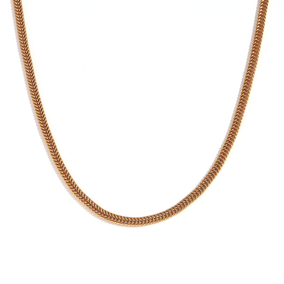 Yurani Delicate Body Chain - 3mm Foxtail Chain - Gold [5CA08U09]