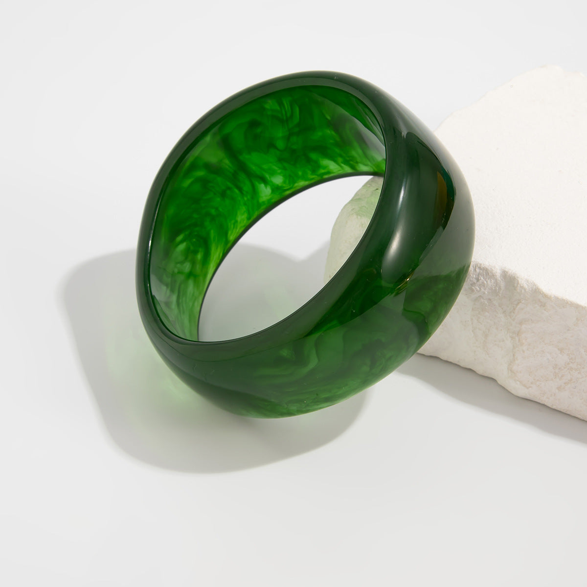 Bridget Marbled Cuff Bracelet - Green [TSGKJM4D]