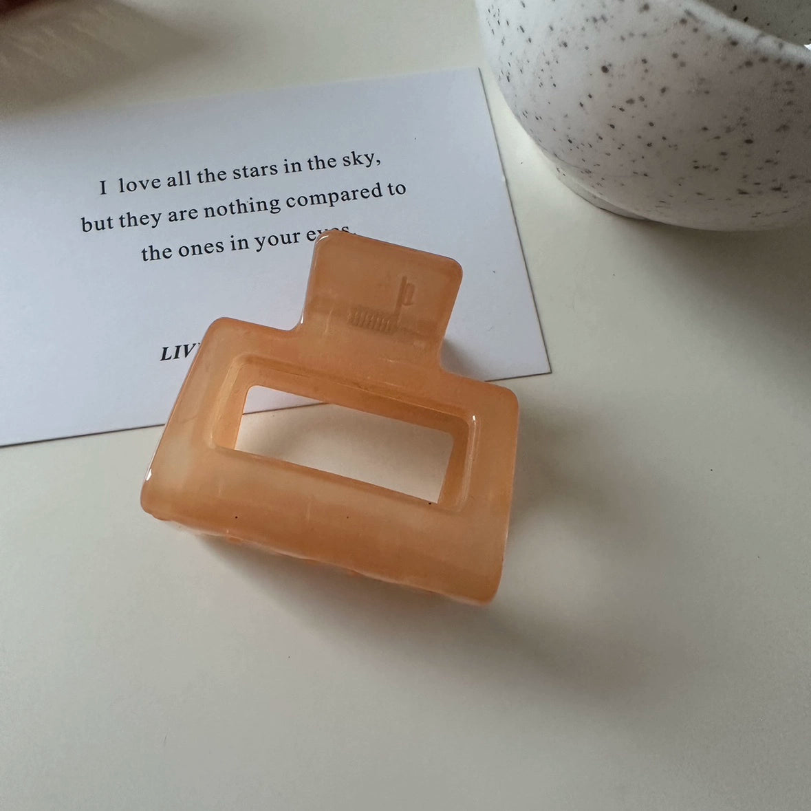 Perri Jelly Claw Clip - Orange [317Q7T9O]