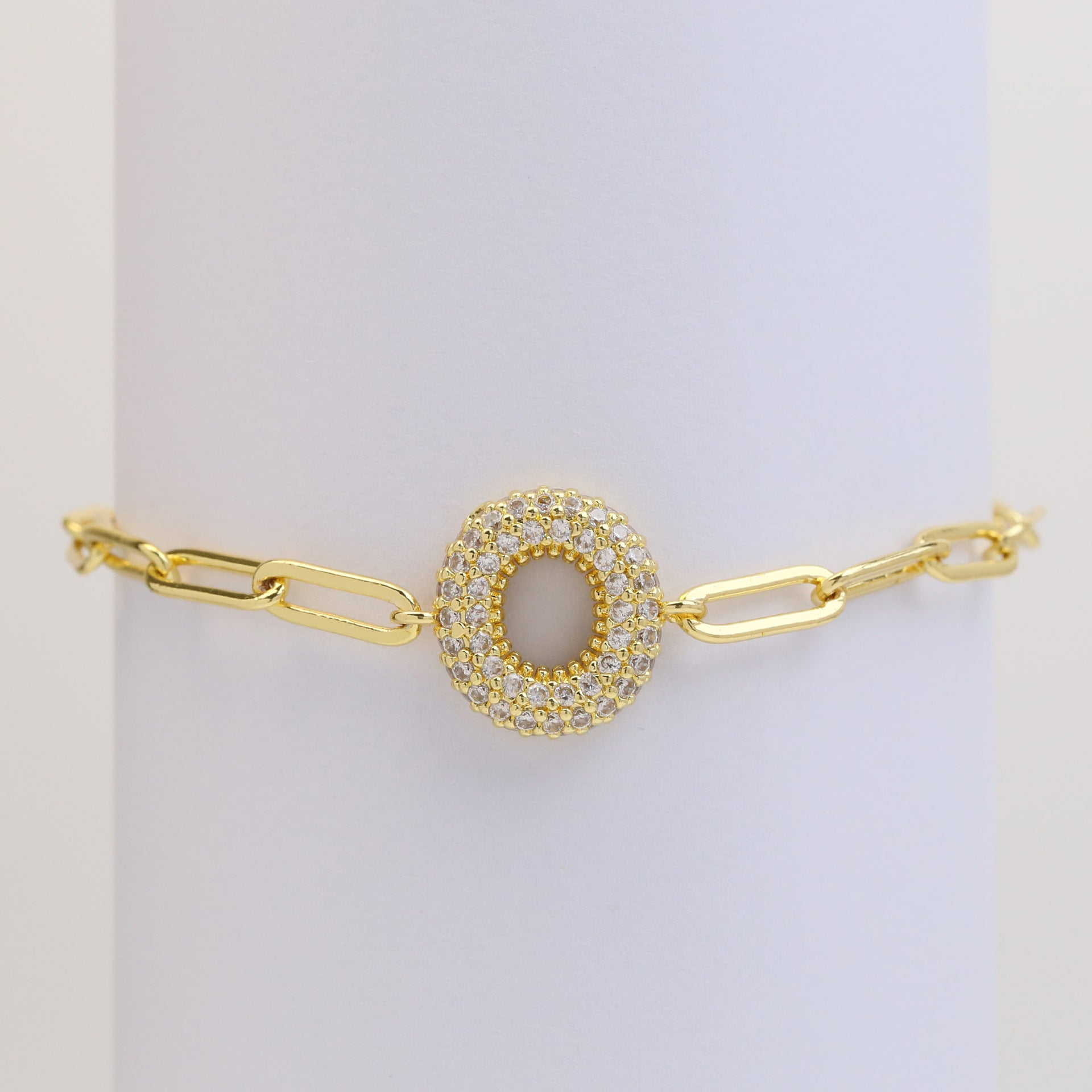Willow Bubble Initial Bracelet - O [1ITVQIHE]