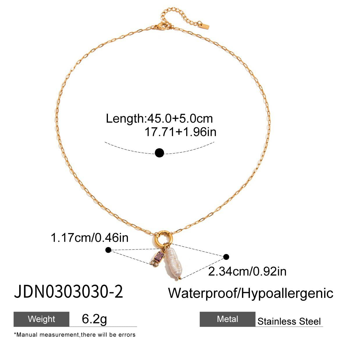 Maelani Dainty Birthstone Necklace - February Birthstone [9CVXLK26]