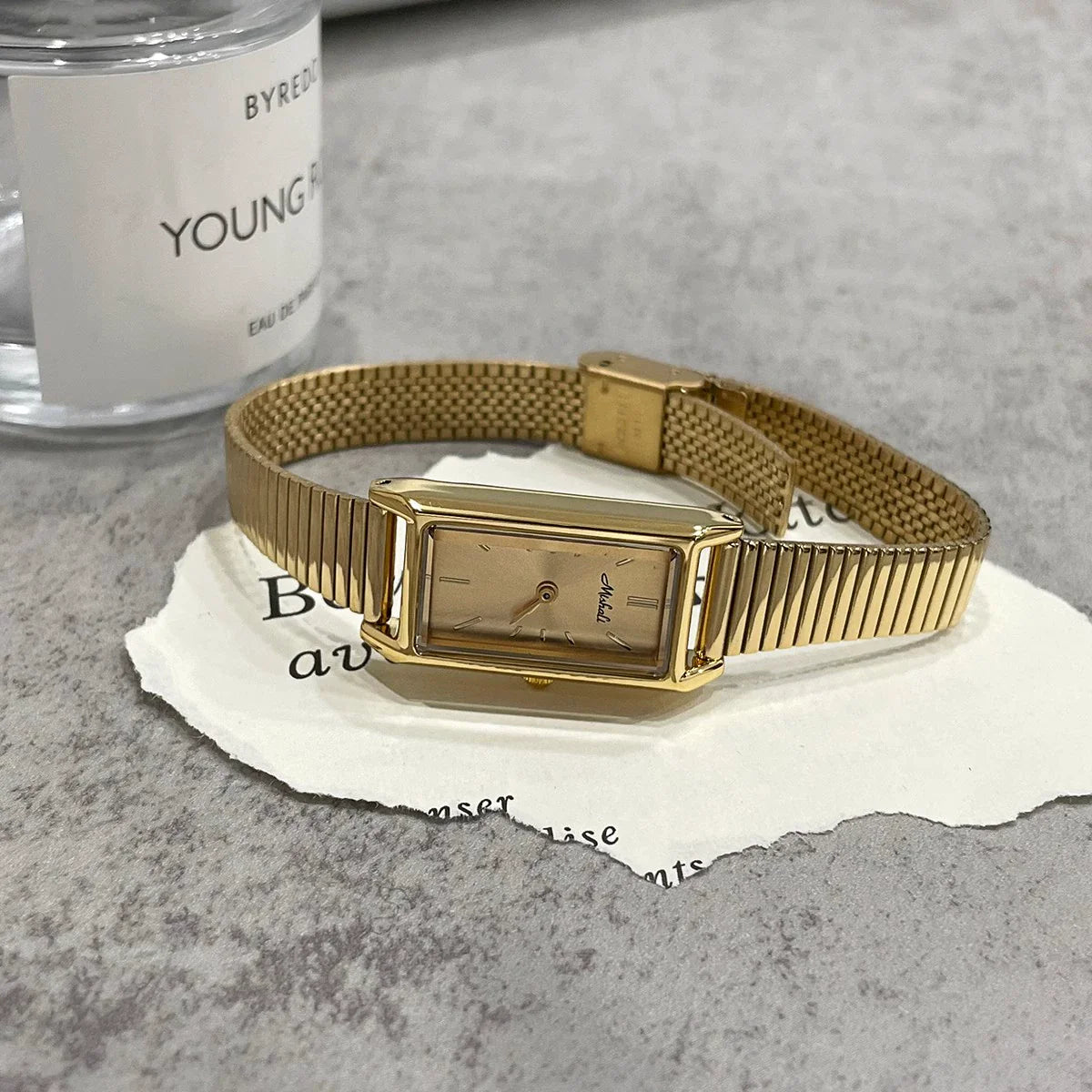 Mila Vintage Bracelet Watch - Retro Gold