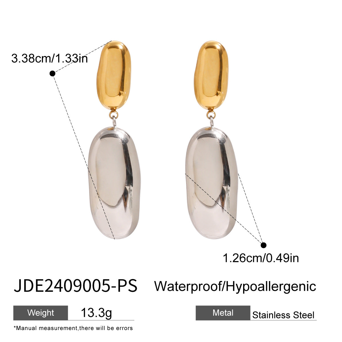 Shanaya Teardrop Jewelry Set - JDE2409005-PS [EJBNOHGE]