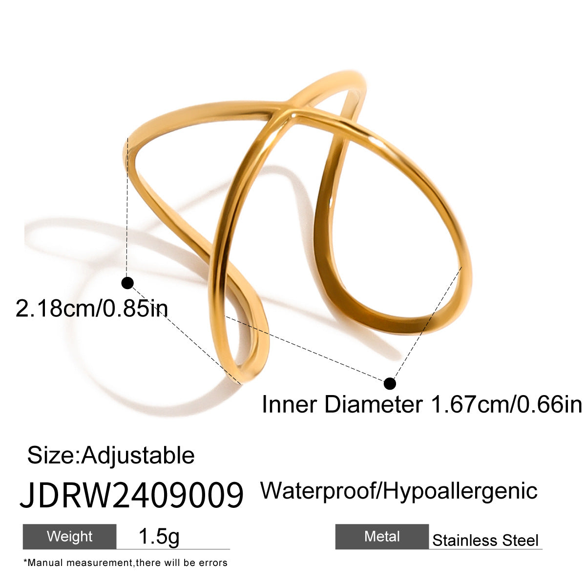 Sofi Modern Asymmetrical Ring - JDRW2409009 [YD2JTQL7]