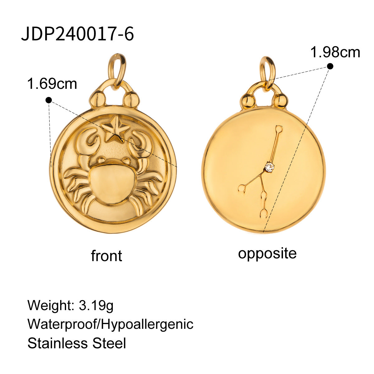 Harmonee Zodiac Constellation Necklace - JDP240017-6 [VZ1QJWXT]