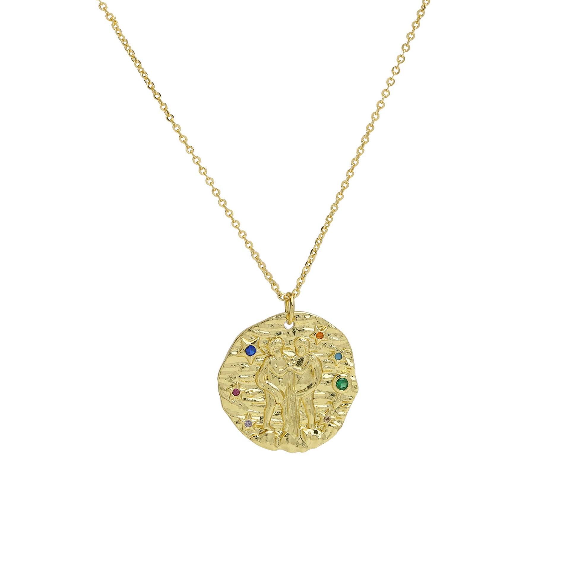Melony Zodiac Pendant Necklace - Gemini [Z7Z2E9Q1]