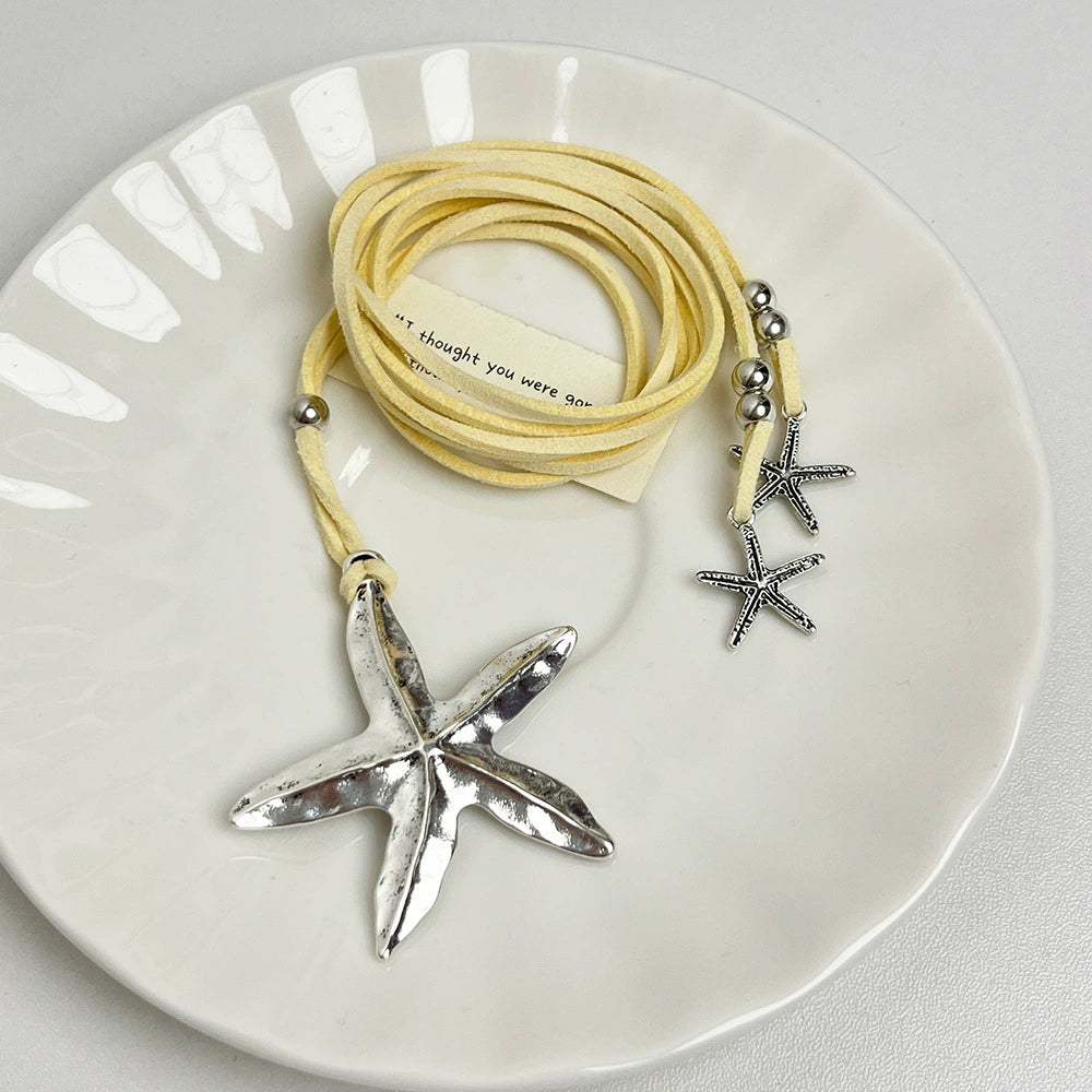 Aliciana Starfish Pendant Necklace - Starfish Necklace [8TO0Y8ID]