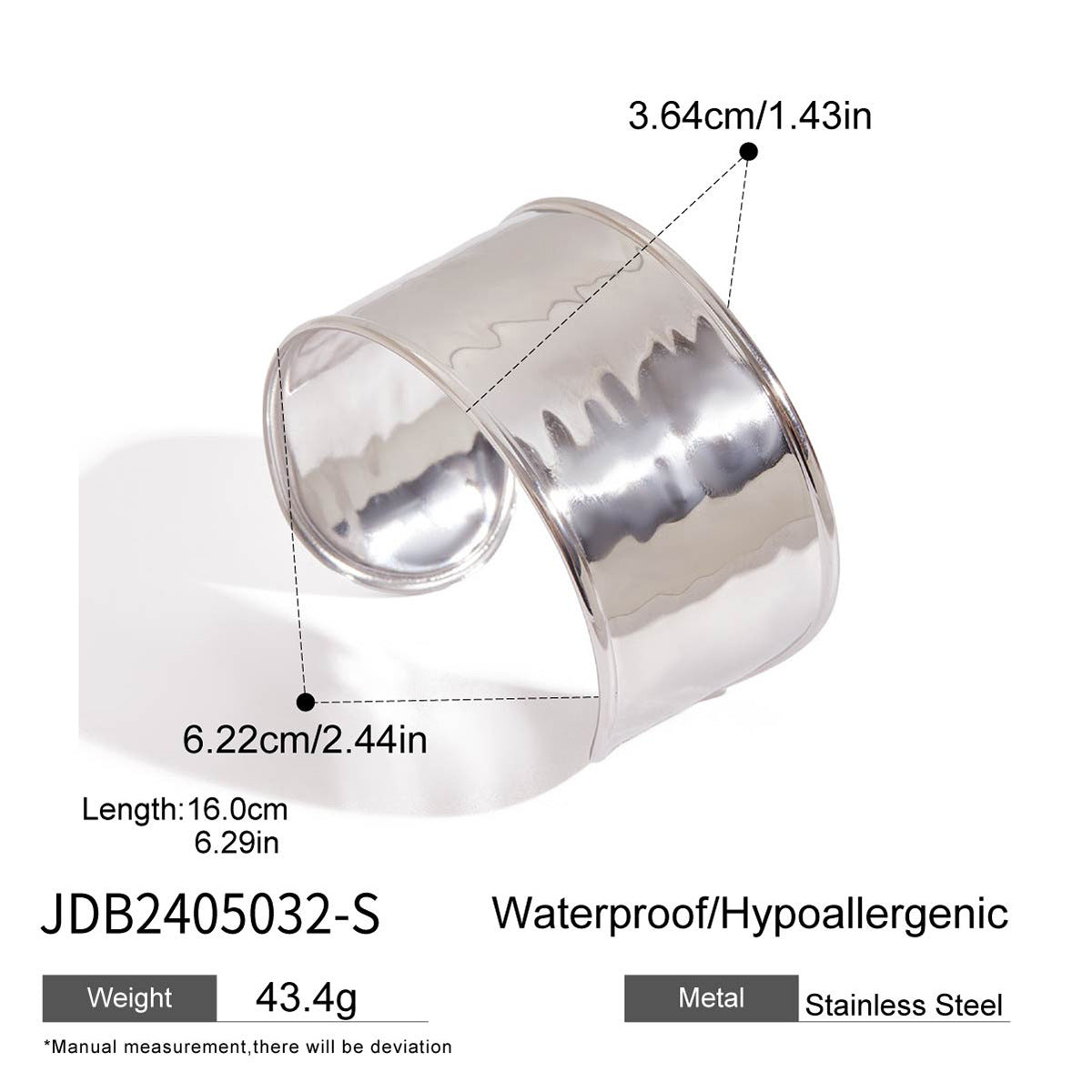 Sammie Luxe Shell Cuff - JDB2405032-S [F9FYM2DJ]