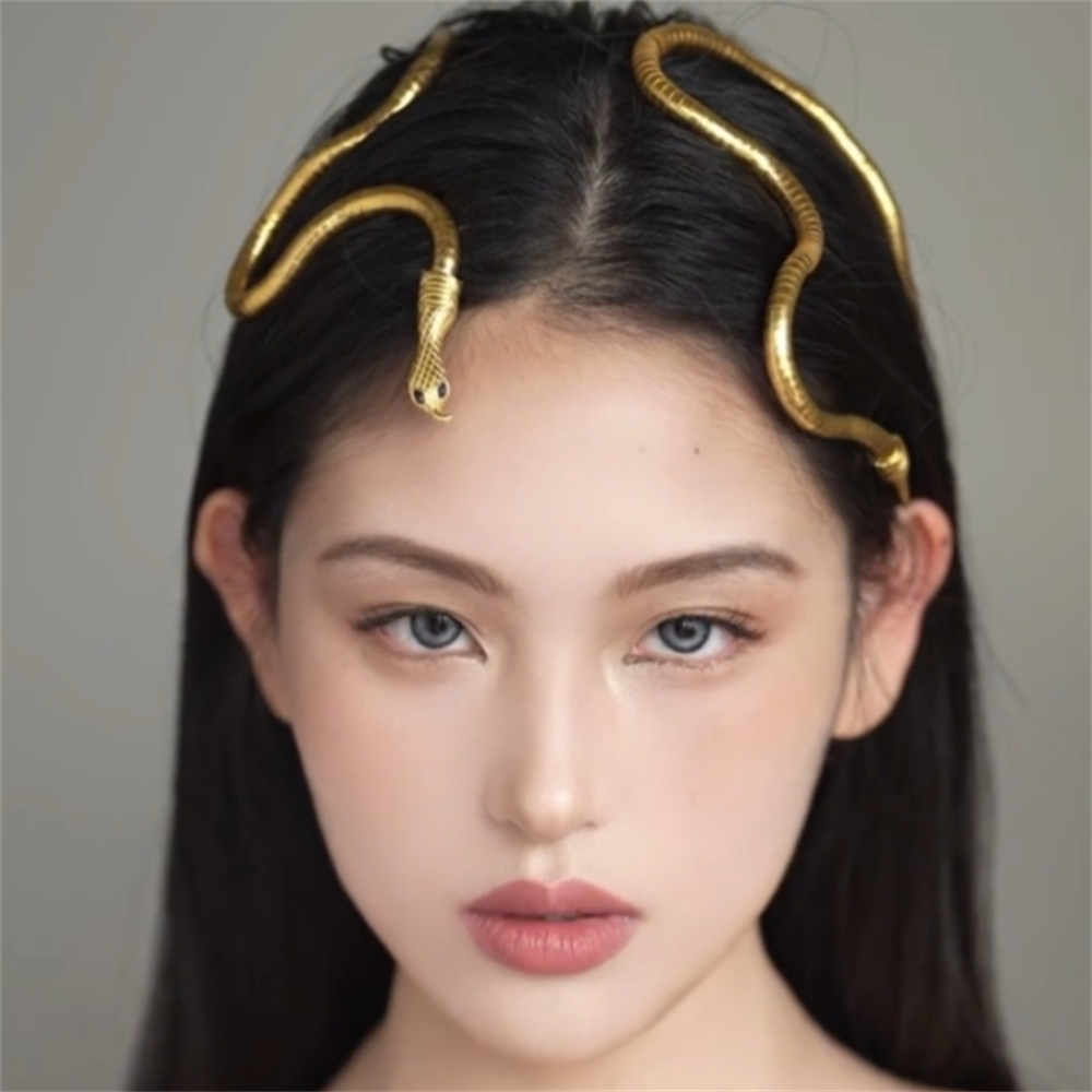 Tommi Medusa Serpent Hair Wrap - Plated Gold