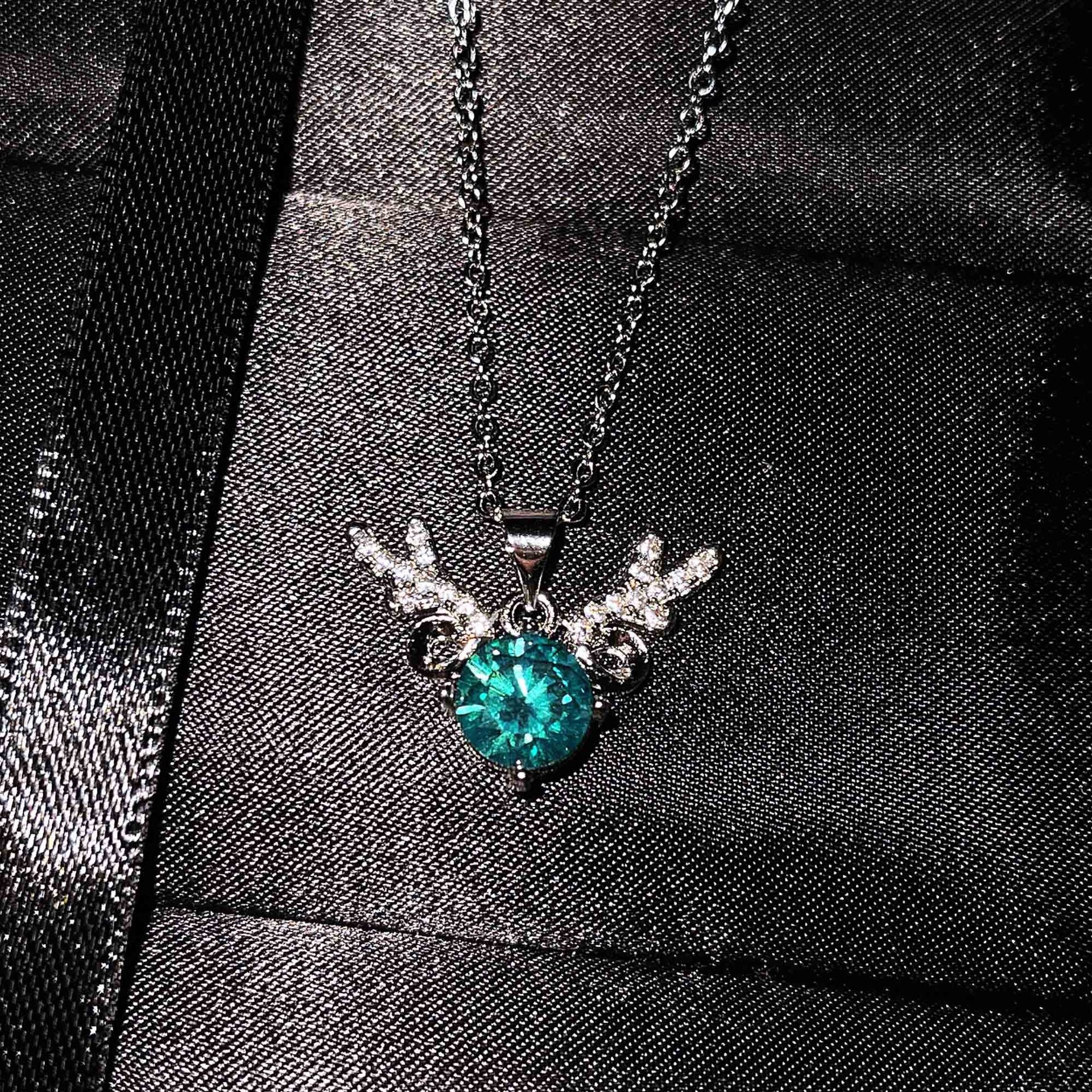 Gertrude Simulated Diamond Heart Necklace - Option 17: 2 Carat Pendant (Chain Not Included) [OA64U3JB]