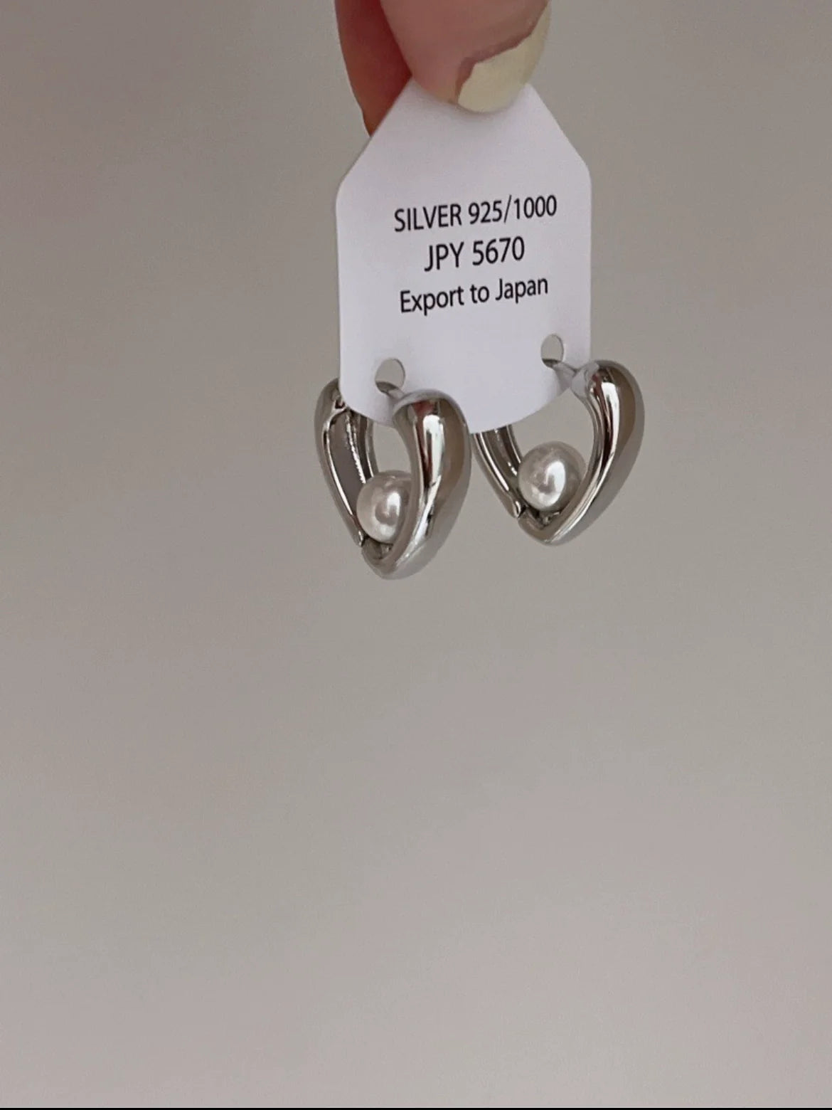 Asher Pearl Heart Drop Earrings - Heart Hollow-out Pearl Earrings