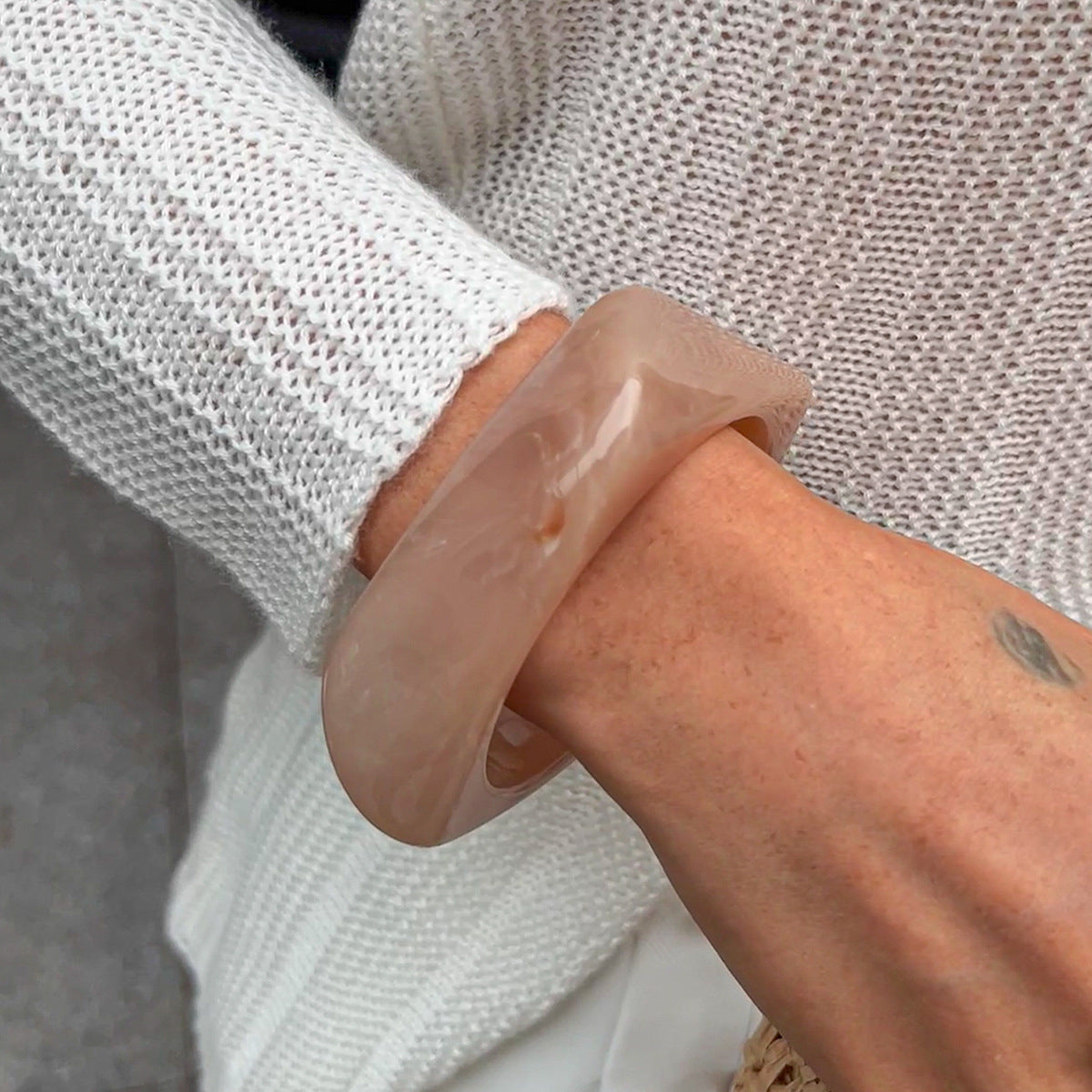 Loreal Irregular Statement Cuff - Milk Tea [0S78Q2V7]