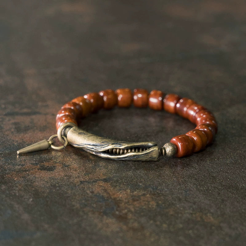 Schuyler Distressed Bone Bracelet - Women's 15 [ZRA4KW2F]