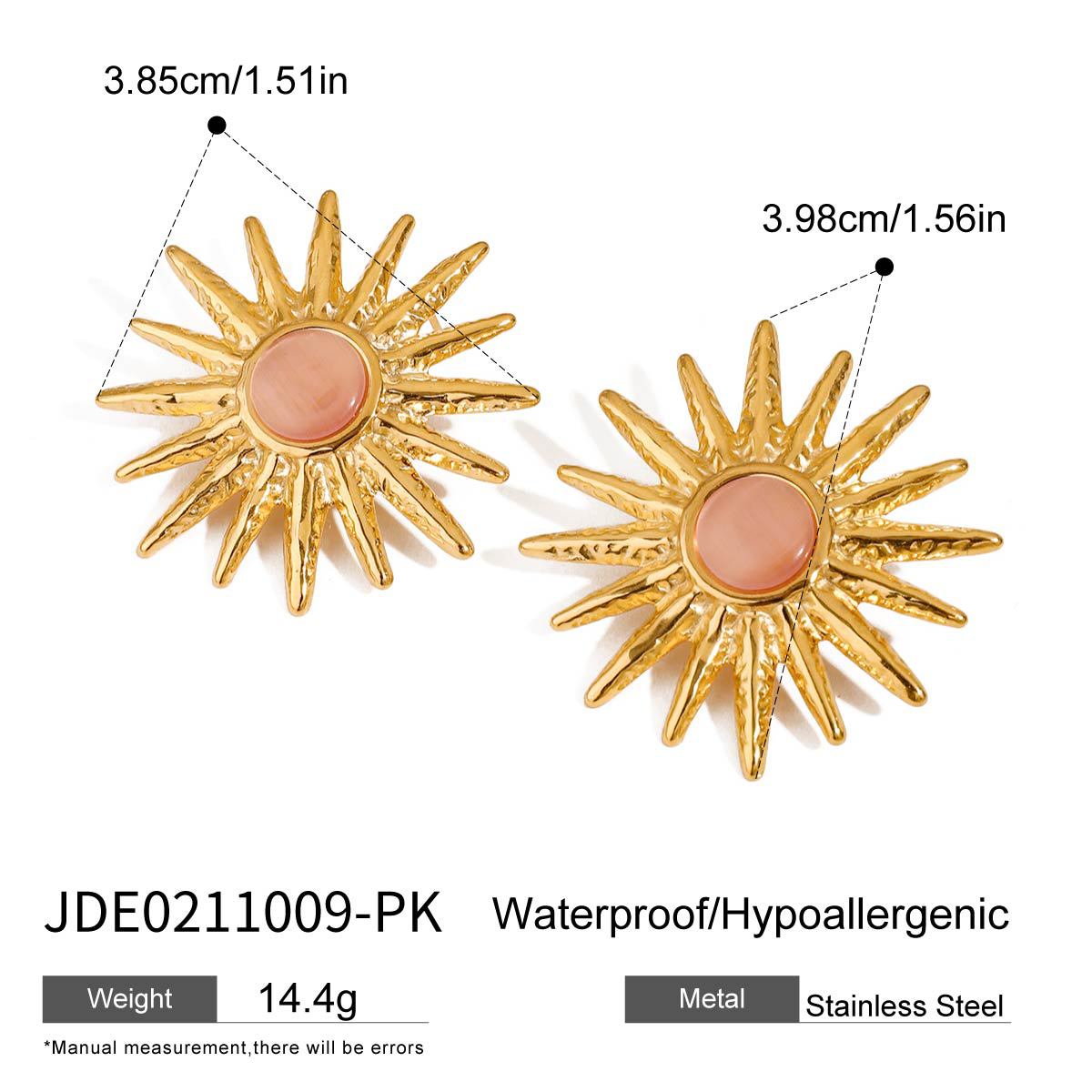 Jianna Zircon Stainless Ring - JDE0211009 Pink [9H6SOVCE]