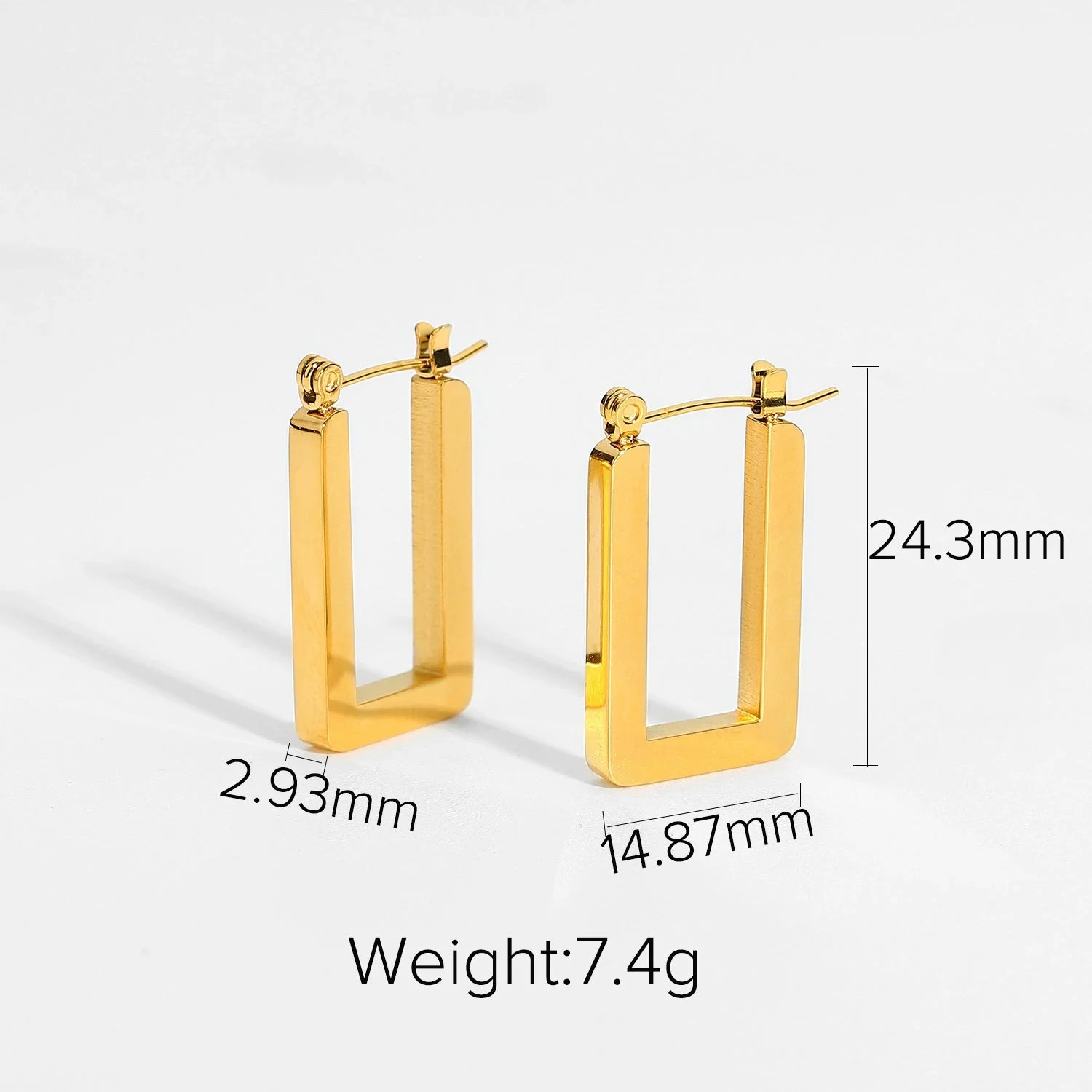 Phoebe Twisted Hoop Earrings - JDE201376