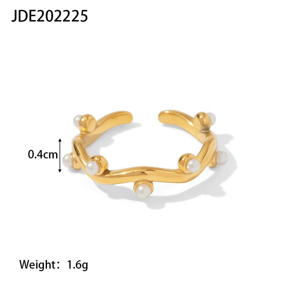 Catarina Dainty Pearl Ring - JDR202225 [BQKPLNKI]