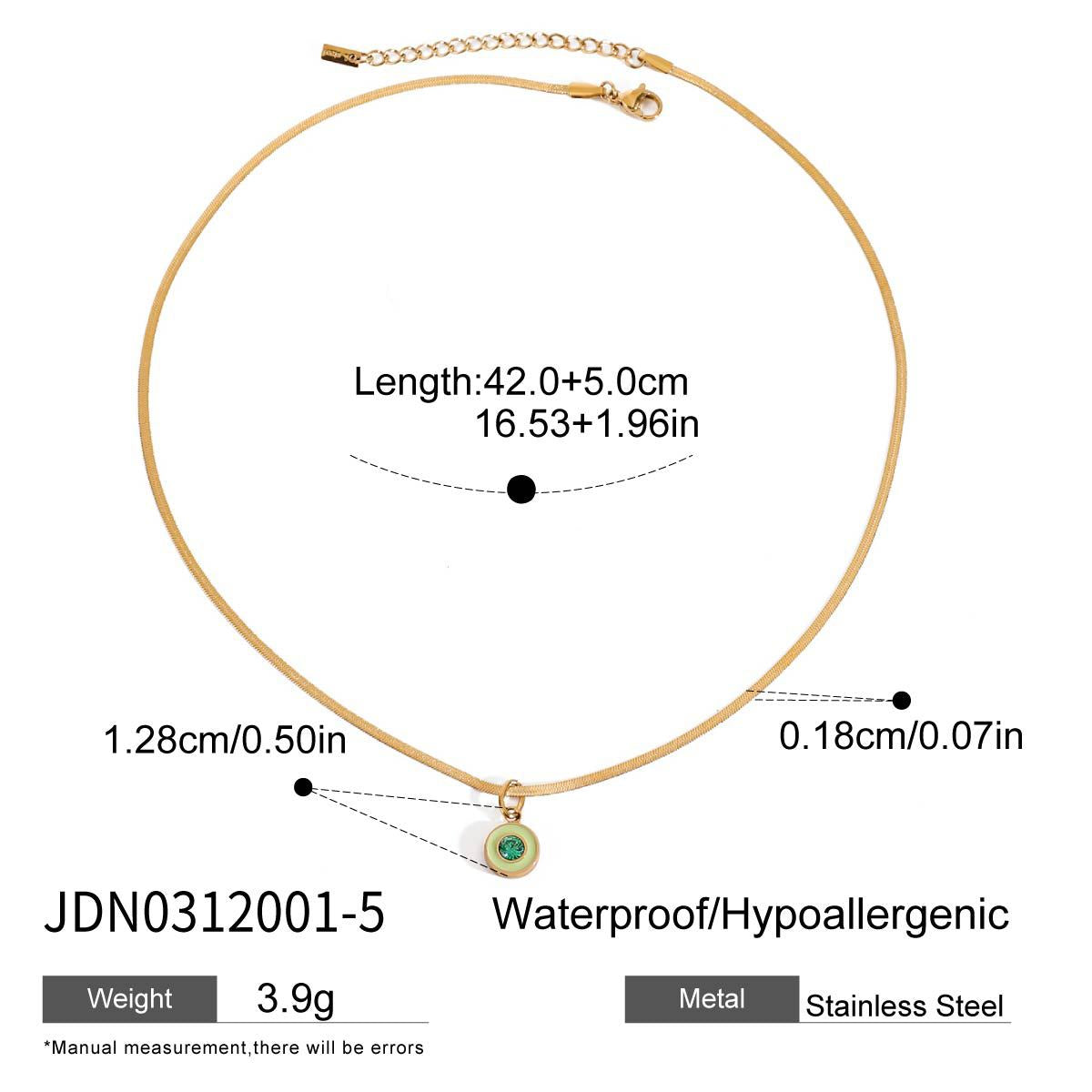 Elora Dainty Heart Necklace - JDN0312001-5 [9M333QCO]