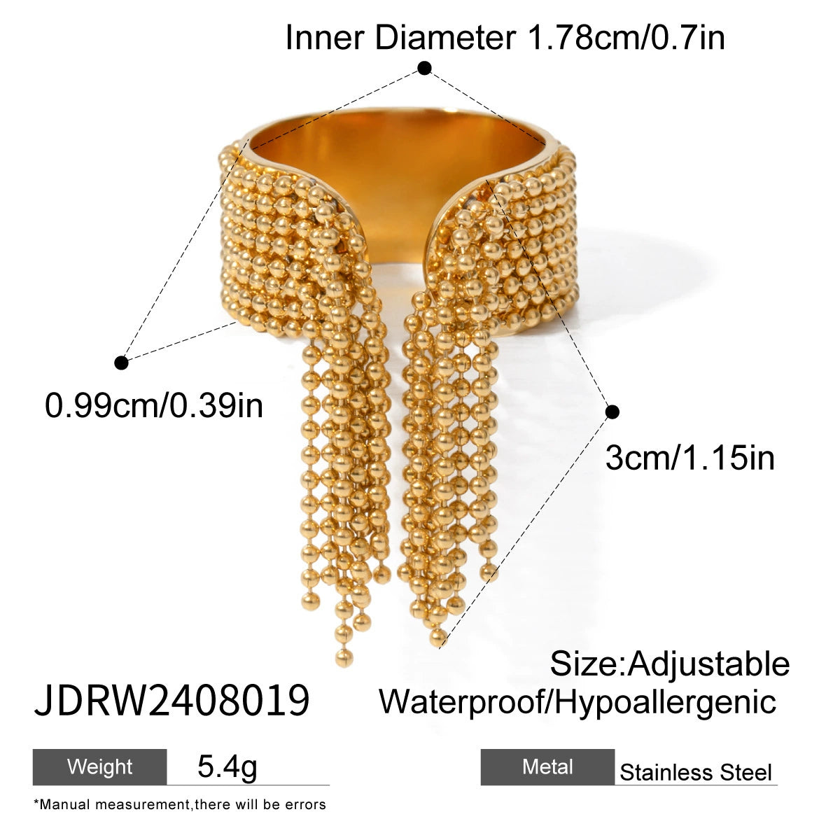 Maddie Tassel Bracelet Ring Set - Ring (Standard) [6CIJQ3W0]