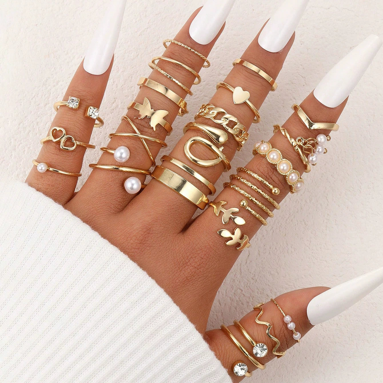 Kassidy Butterfly Ring Set - Style 20 [KK84WF97]