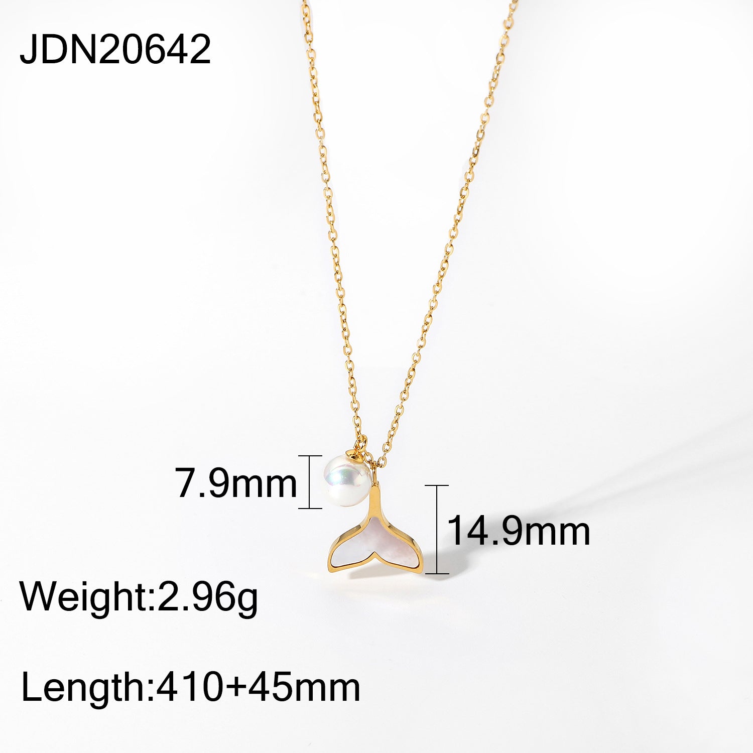 Monika Pearl Blossom Jewelry Set - JDN20642 [K0JQ8KFW]