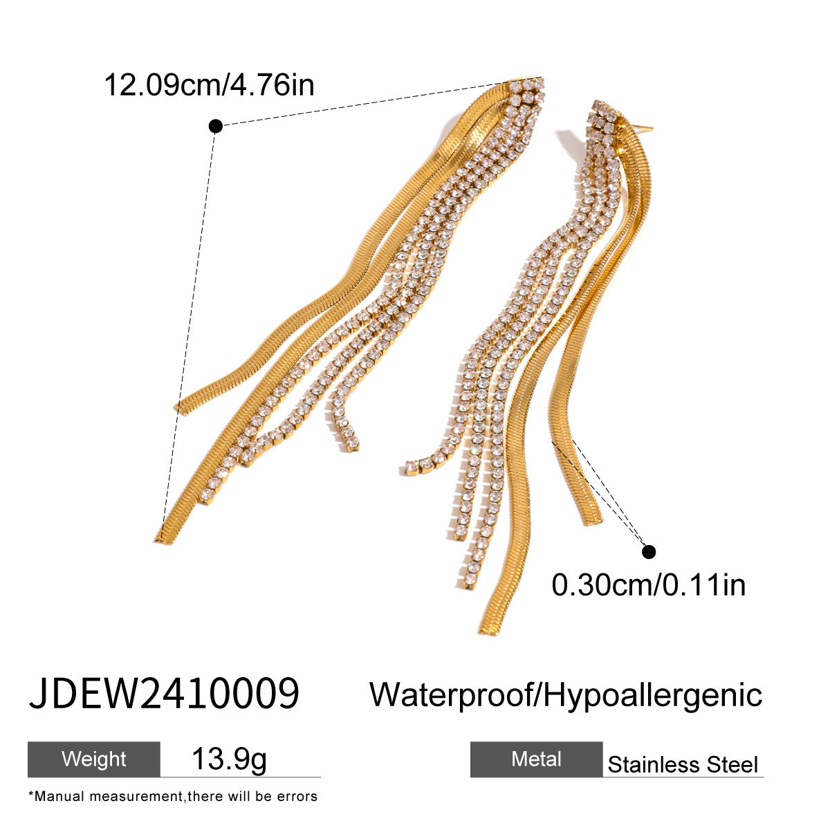 Kynzlee Statement Tassel Earrings - JDEW2410009 [ZSQRF4N1]