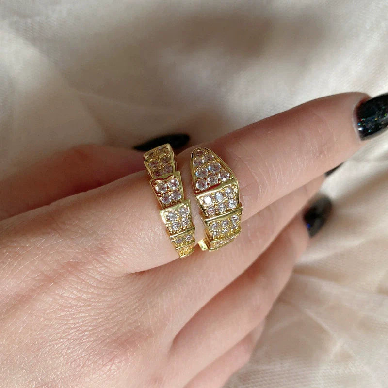 Brionna Serpent Embrace Ring - undefined