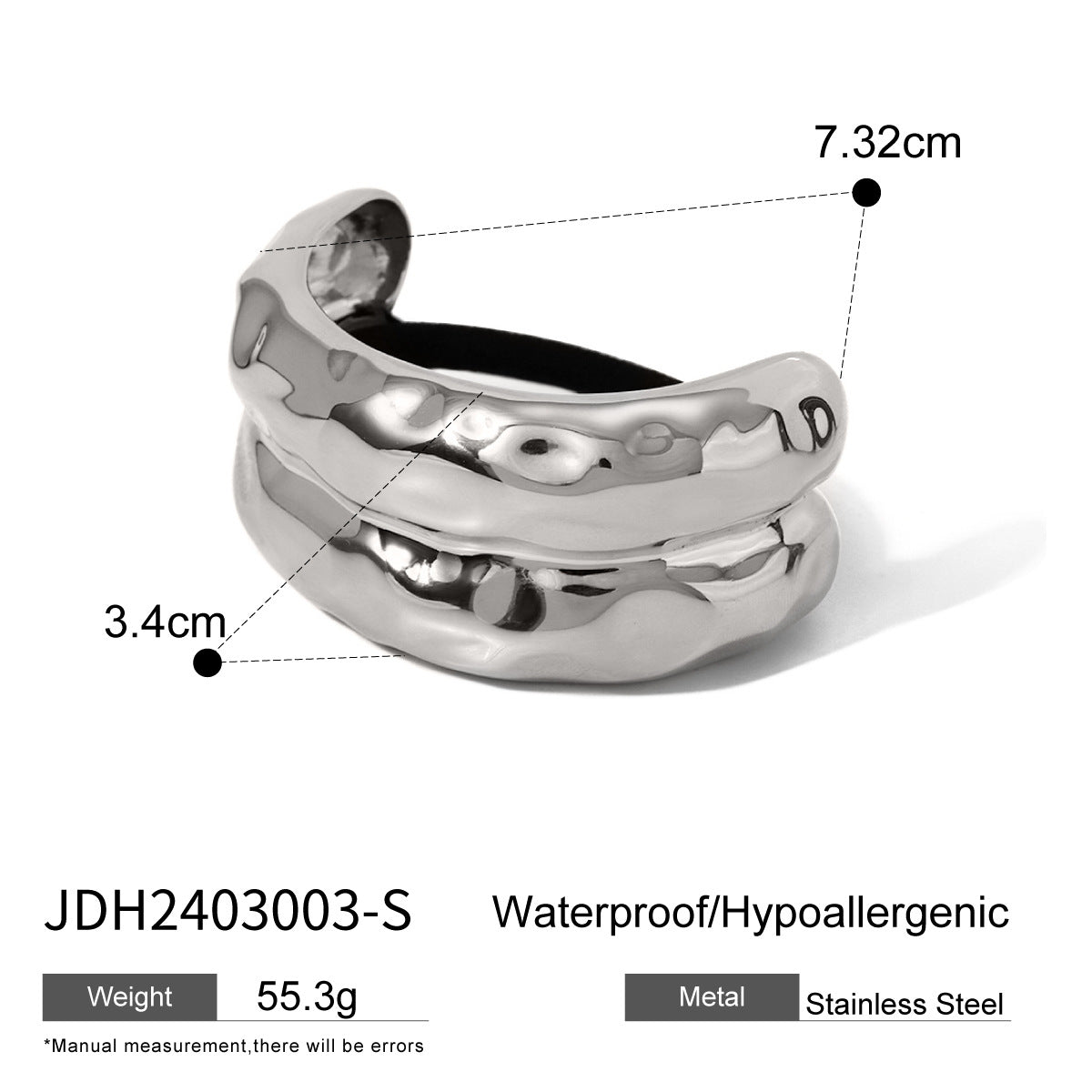 Aasiyah Sleek U-Shape Hair Tie - JDH2403003-S [EFRLIWUZ]