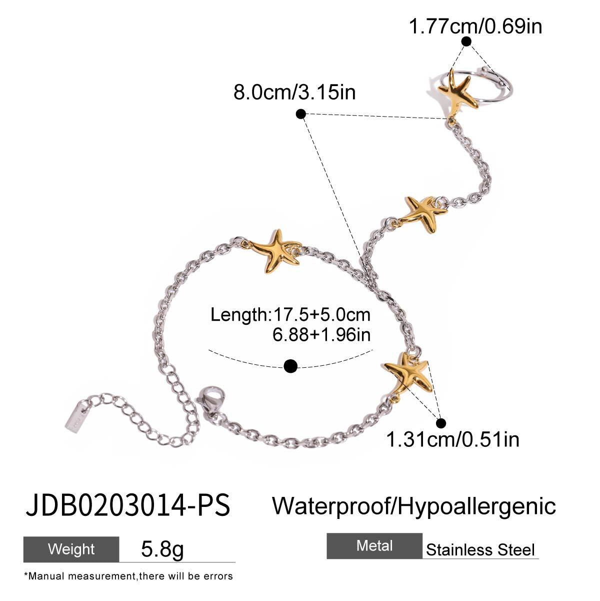 Asa Pearl Hand Chain Bracelet - JDB0203014-PS [2275BG62]