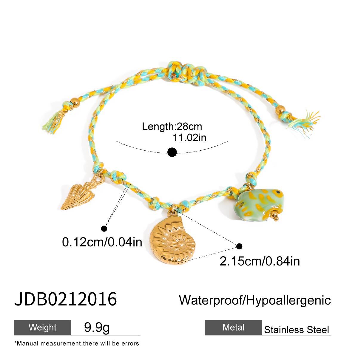 Clark Woven Charm Bracelet - JDB0212016 [OV7E92XQ]