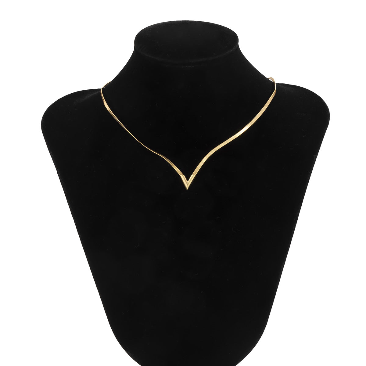Corina Sleek Blade Chain Necklace - Gold [QI3HCZGT]